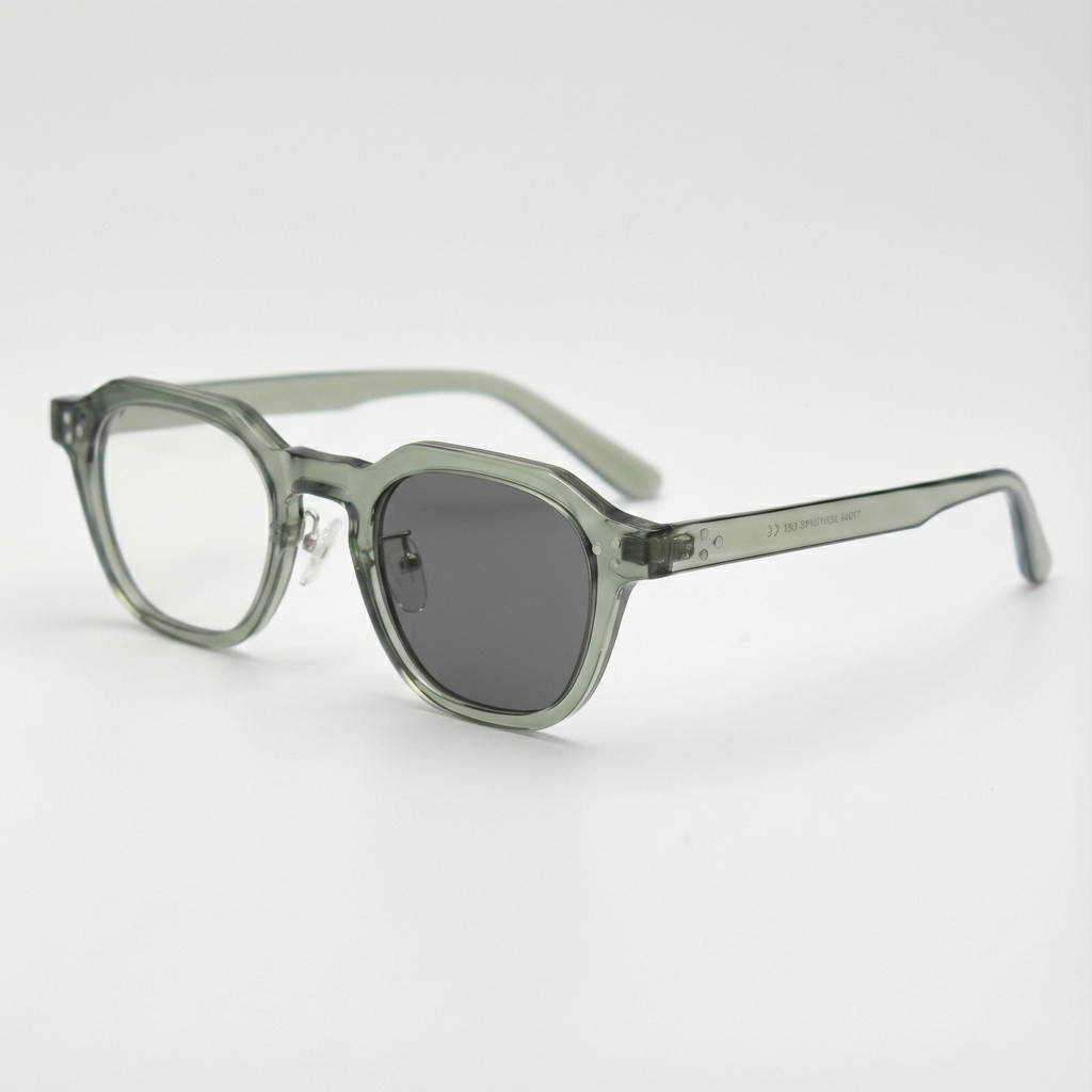 April Grey Photochromic Lens Glasses Side View