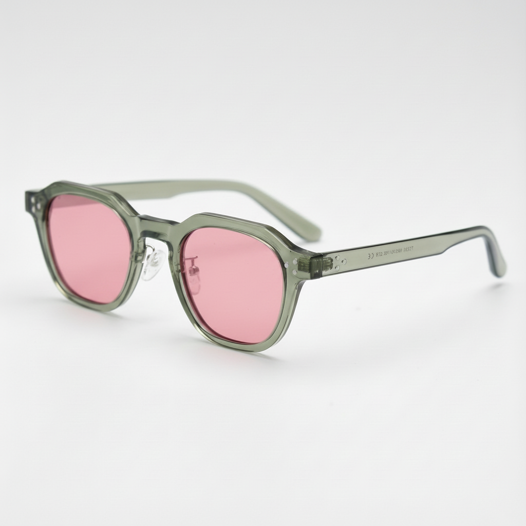 April Pink Tinted Lens Sunglasses Side View