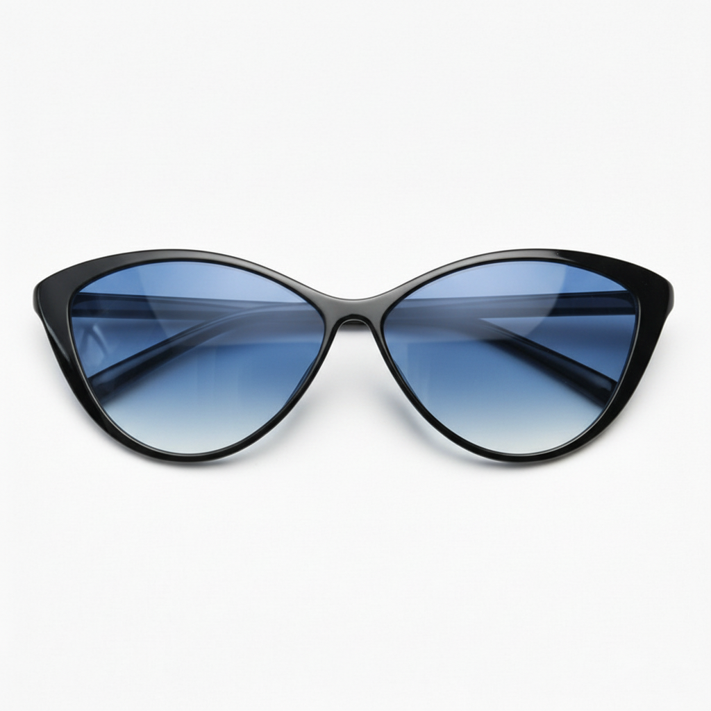 Carol Blue Gradient Lens Sunglasses Front View