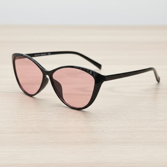 Carol Pink Tinted Lens Sunglasses Lifestyle Shot