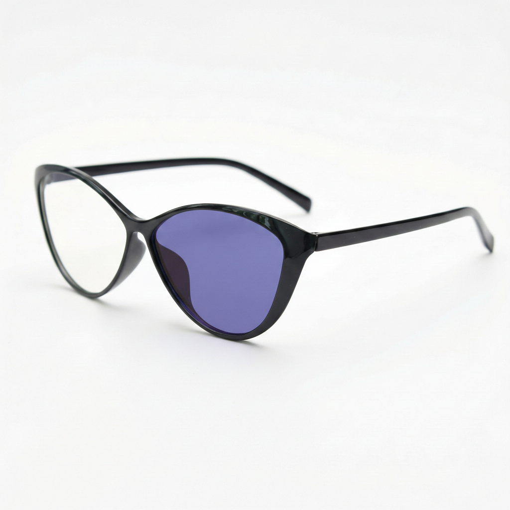 Carol Purple Photochromic Lens Glasses Side View