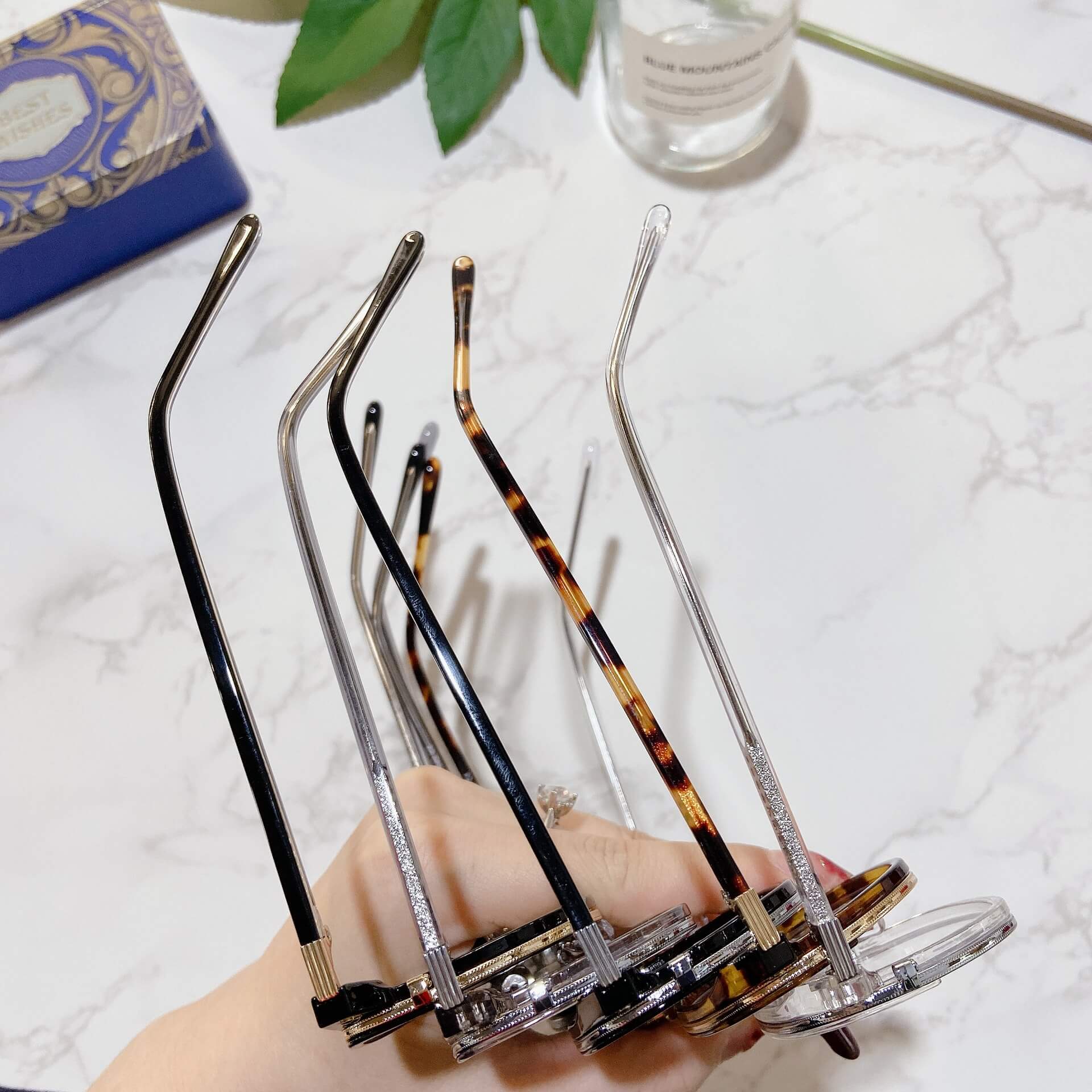 TXOME Tortoise Oval TR Frame Glasses