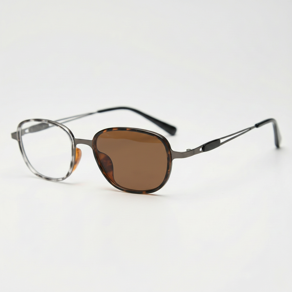 Dale Brown Photochromic Lens Glasses Side View