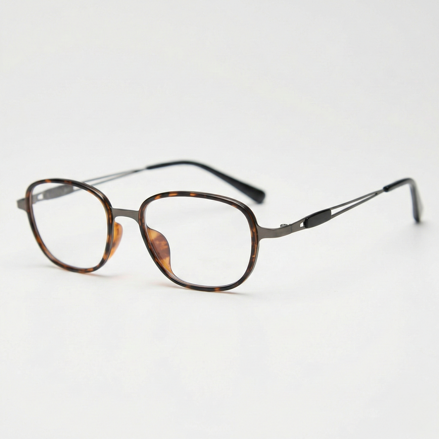 Dale Clear Clear Lens Glasses Side View