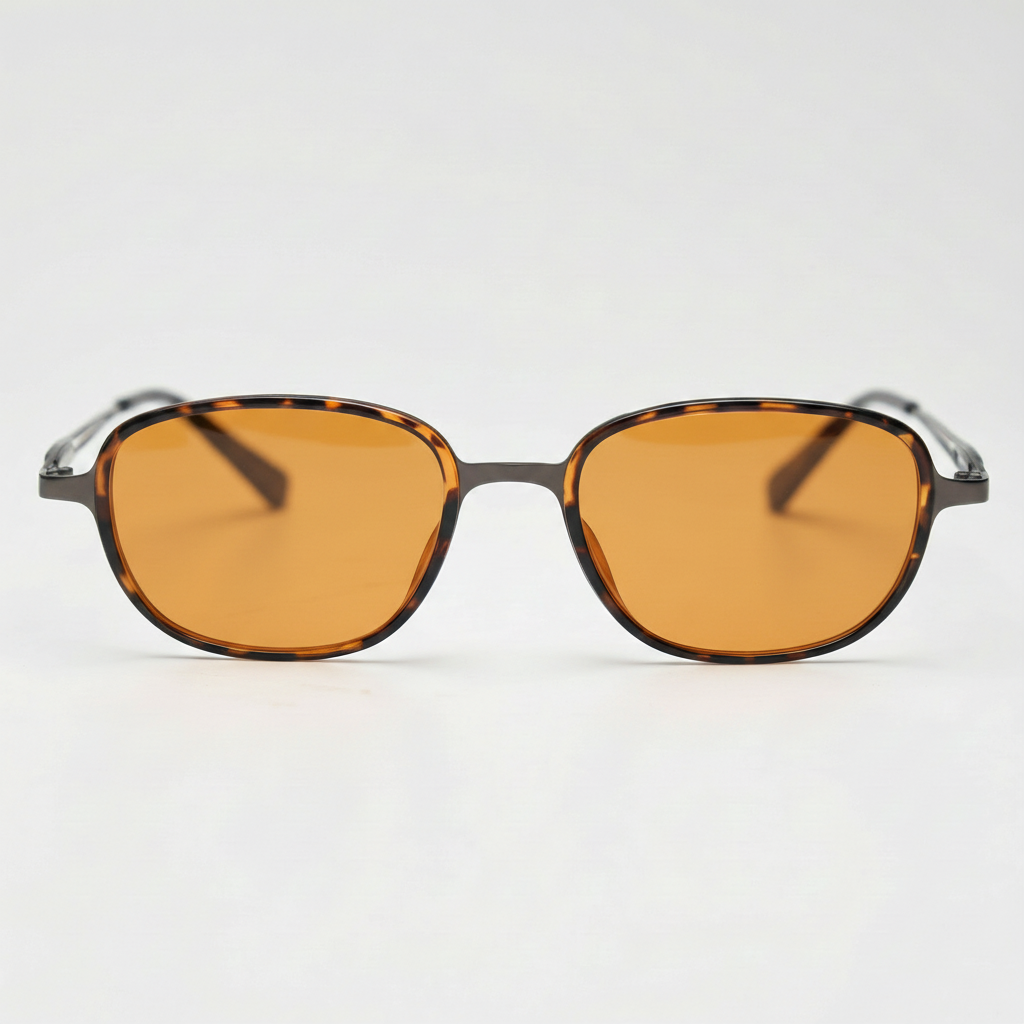 Dale Orange Tinted Lens Sunglasses Front View