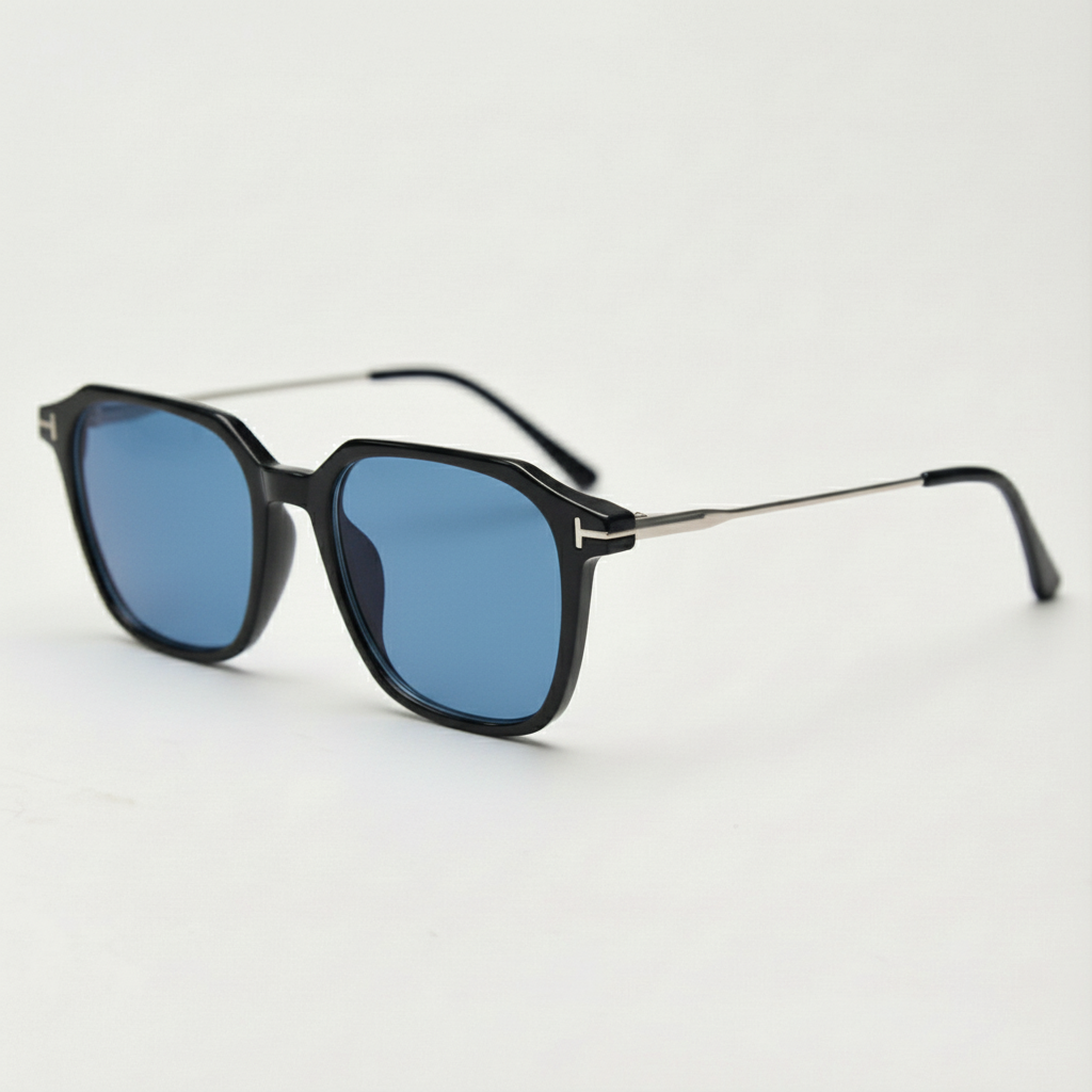 Elma Blue Tinted Lens Sunglasses Side View