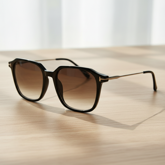 Elma Brown Gradient Lens Sunglasses Lifestyle Shot