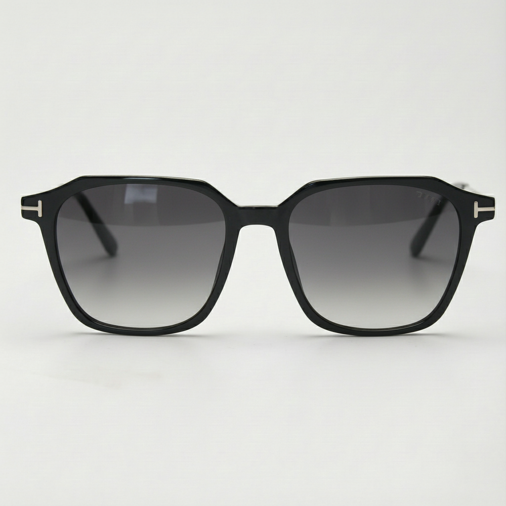 Elma Grey Gradient Lens Sunglasses Front View