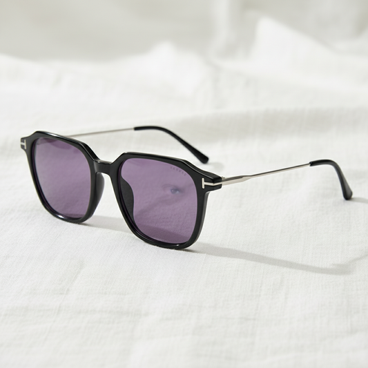 Elma Purple Tinted Lens Sunglasses Lifestyle Shot