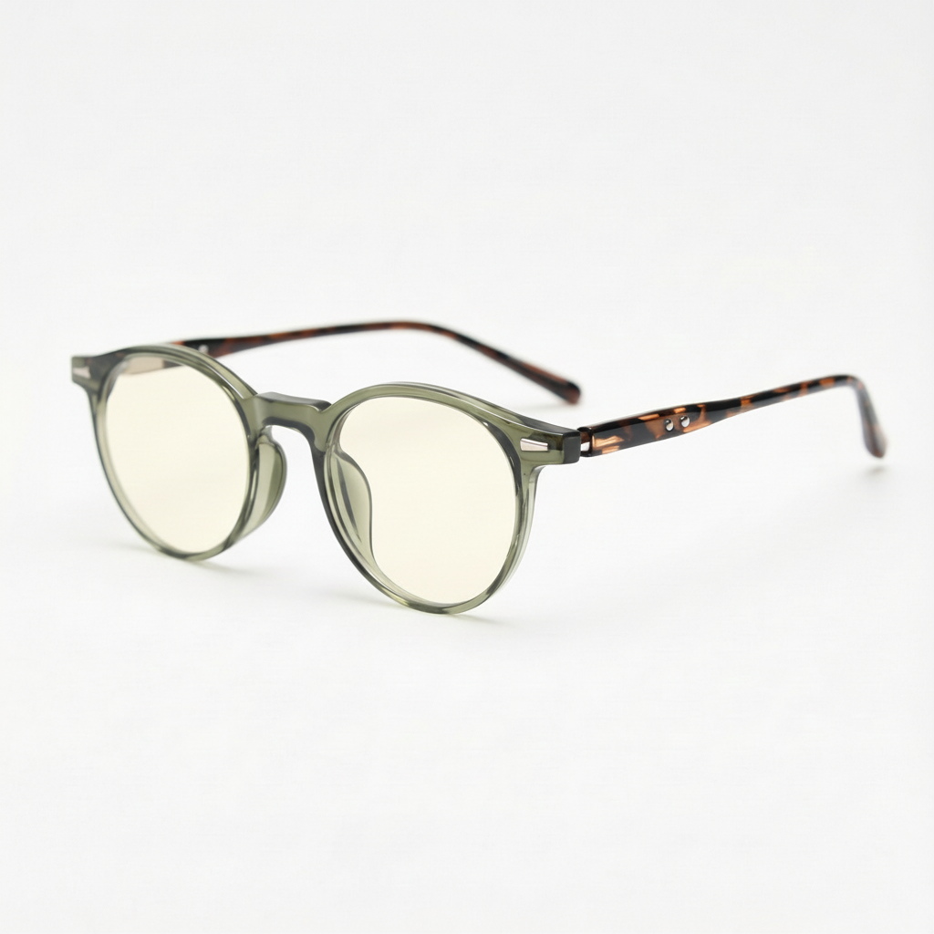 Ida Blue Light Blue Light Lens Glasses Side View