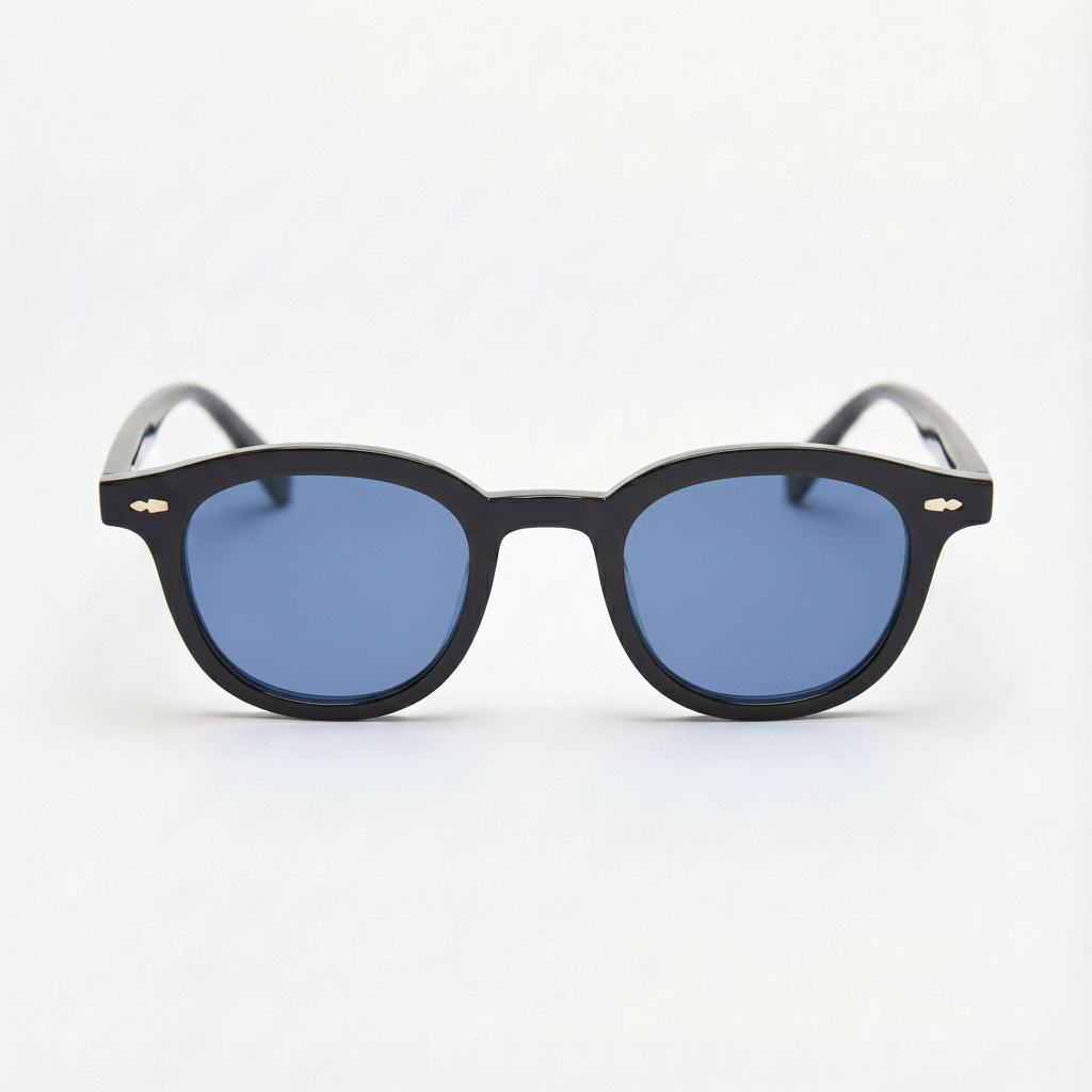 Joyce Blue Tinted Lens Sunglasses Front View