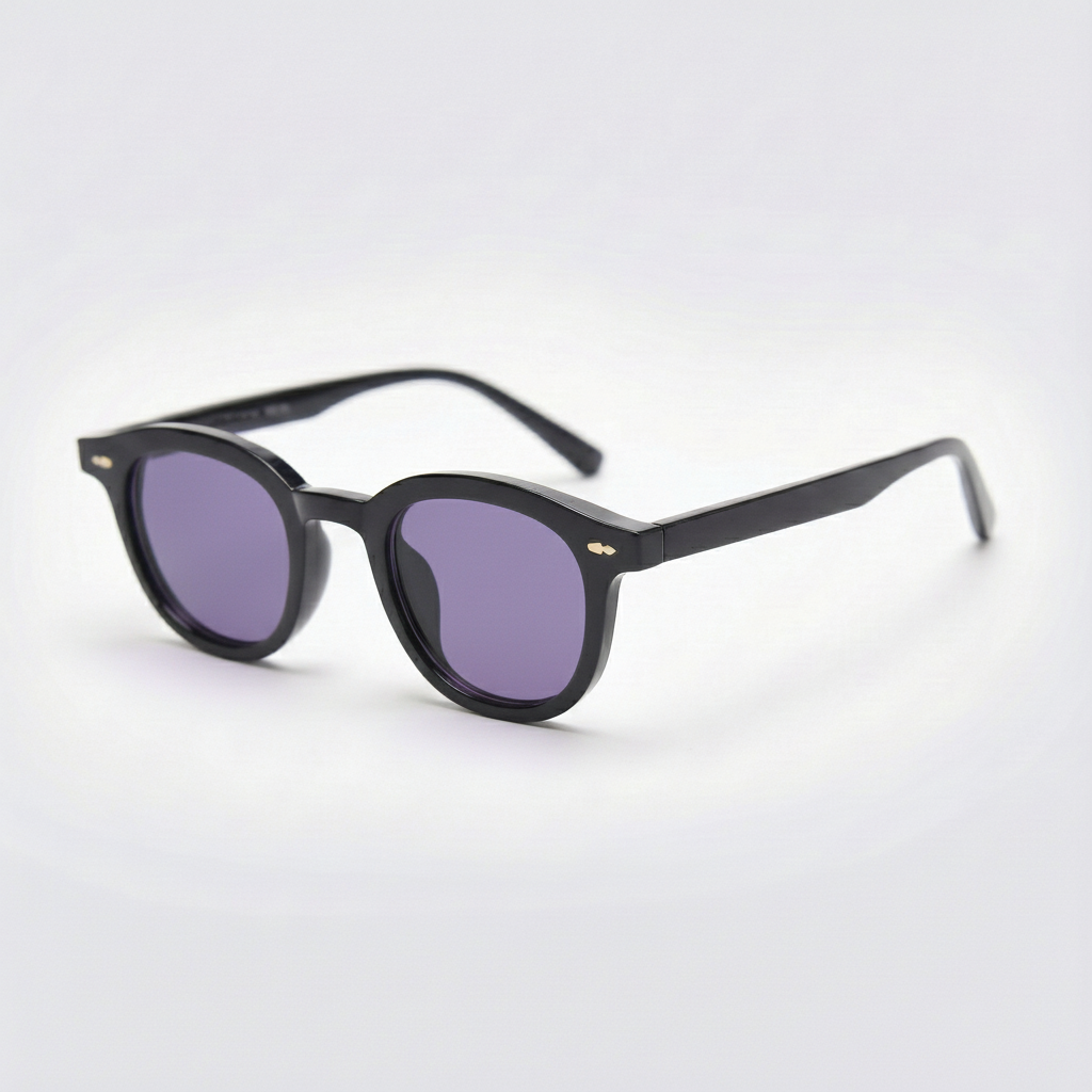 Joyce Purple Tinted Lens Sunglasses Side View