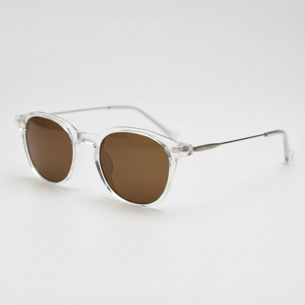 Lora Brown Tinted Lens Sunglasses Side View