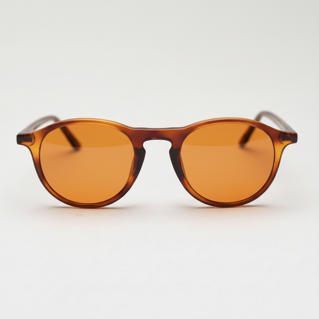 Moira Orange Tinted Lens Sunglasses Front View