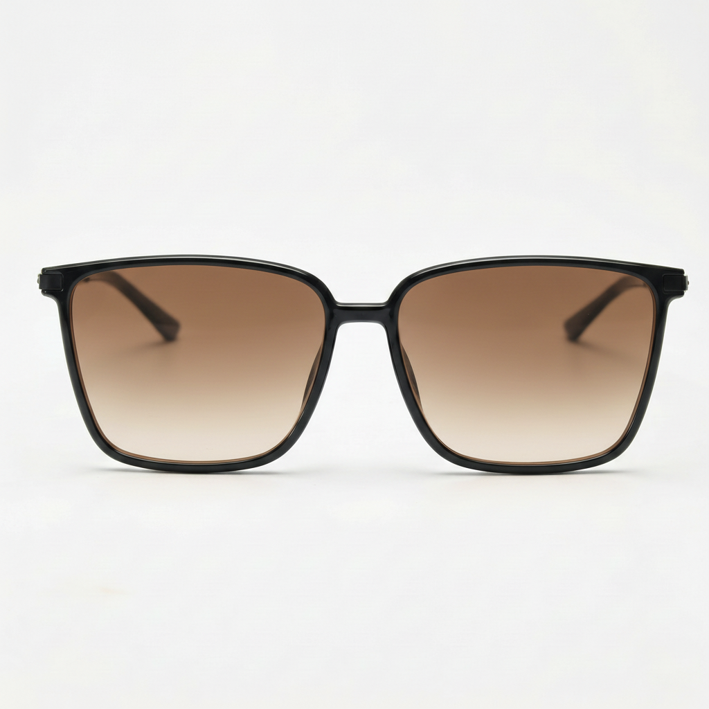 Sally Brown Gradient Lens Sunglasses Front View