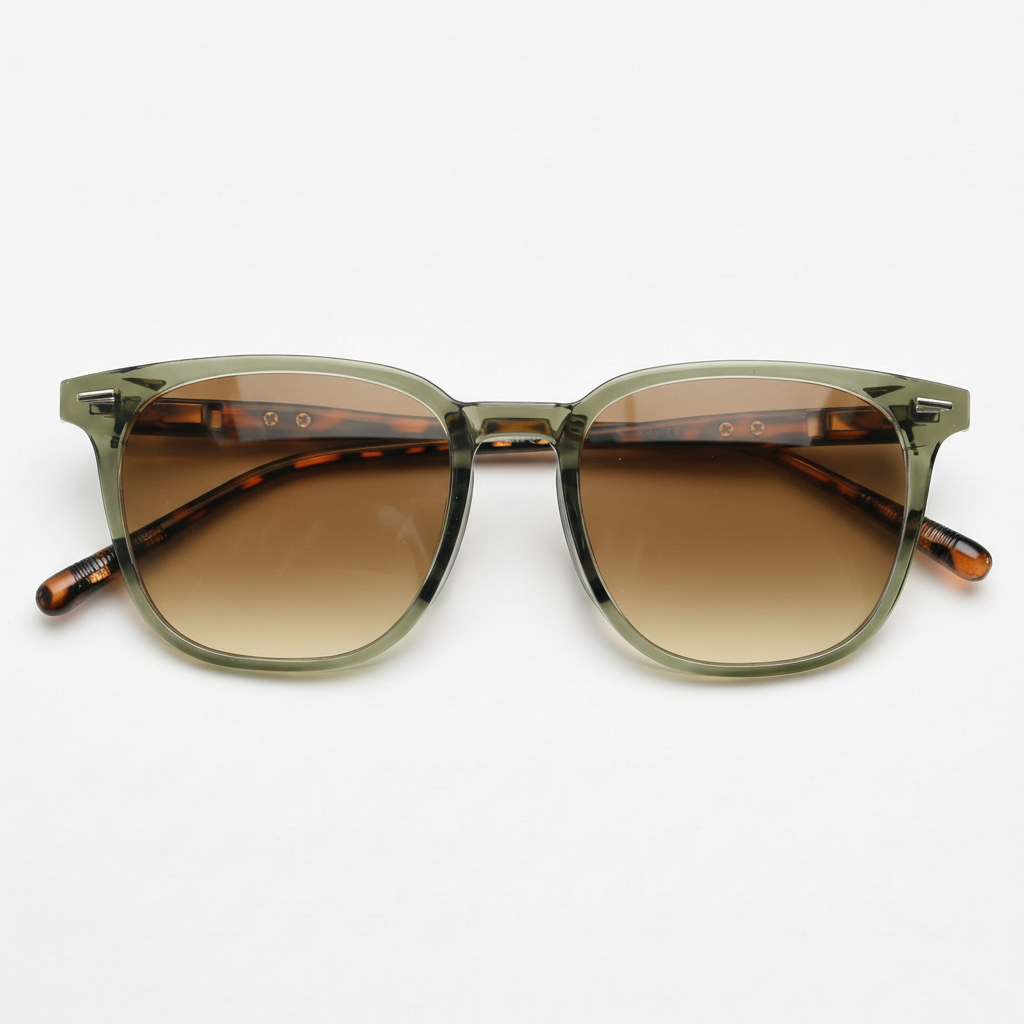 Sherry Brown Gradient Lens Sunglasses Front View
