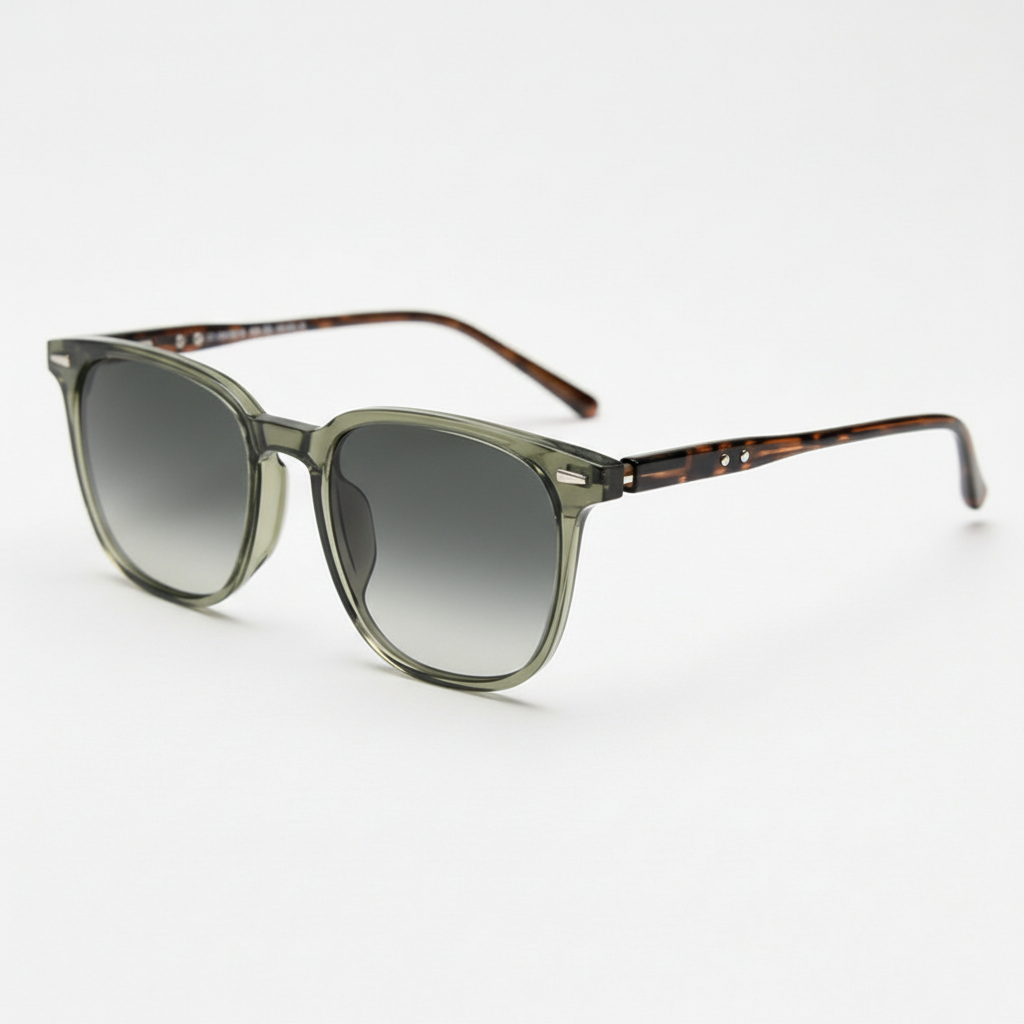Sherry Grey Gradient Lens Sunglasses Side View