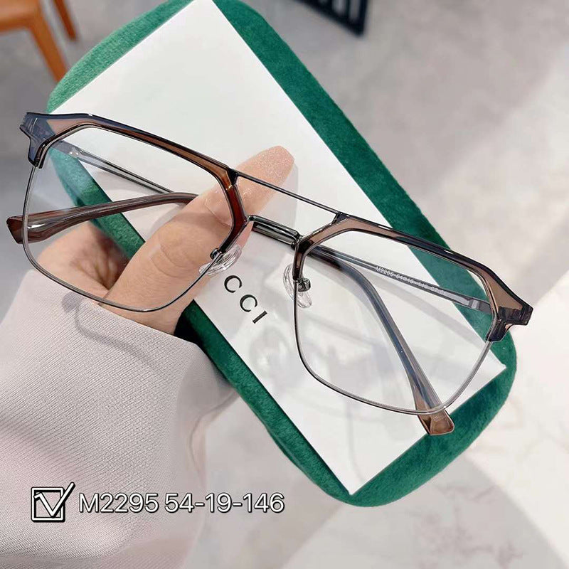 TXOME Vintage Flat Frame Glasses -TXOME
