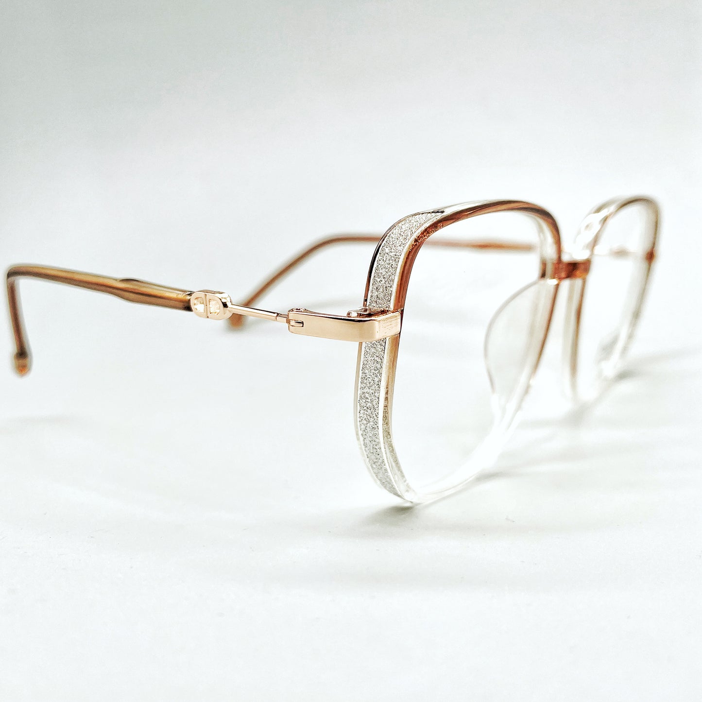TXOME Lucky Vintage Bling Big Frame Glasses
