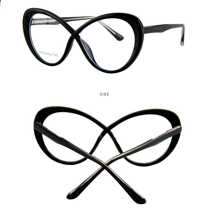 TXOME Lynn Round Cat Eye Glasses