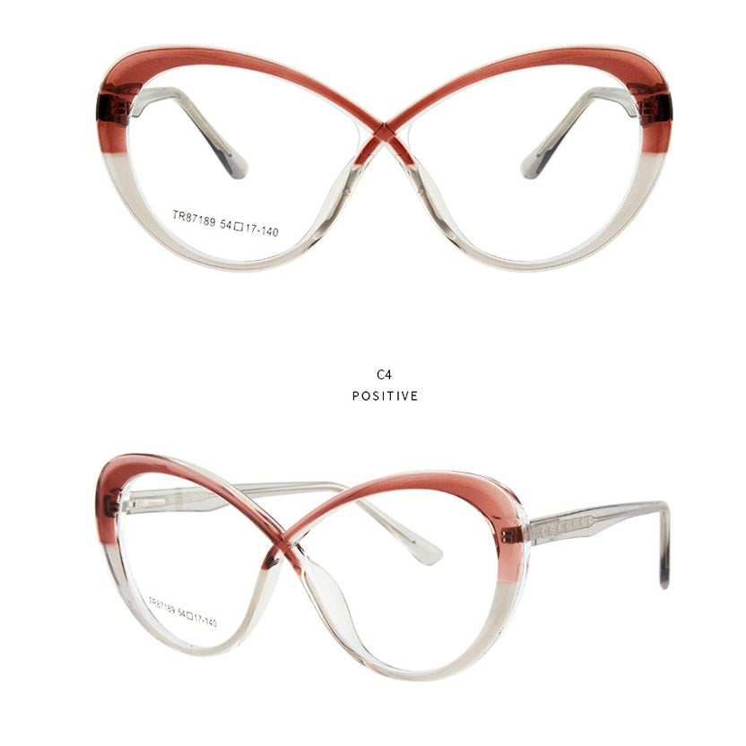 TXOME Lynn Round Cat Eye Glasses