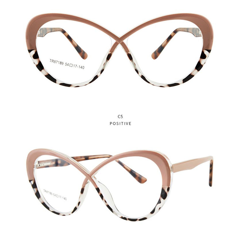 TXOME Lynn Round Cat Eye Glasses