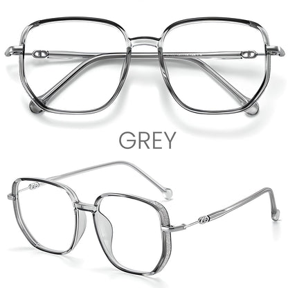 TXOME Lucky Vintage Bling Big Frame Glasses