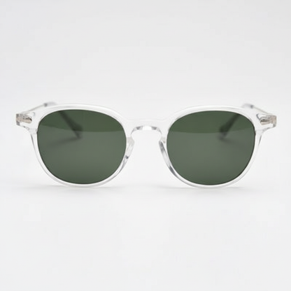 Lora Green Tinted Lens Sunglasses Front View