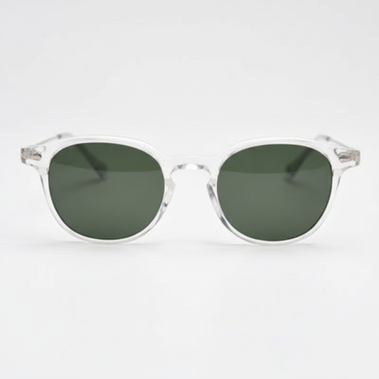 Lora Green Tinted Lens Sunglasses Front View