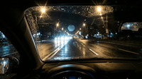 Night driving scene for low-light environment simulation