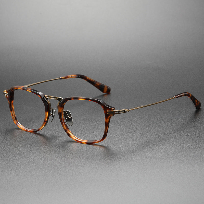 TXOME Tobey Titanium Vintage  Square Glasses