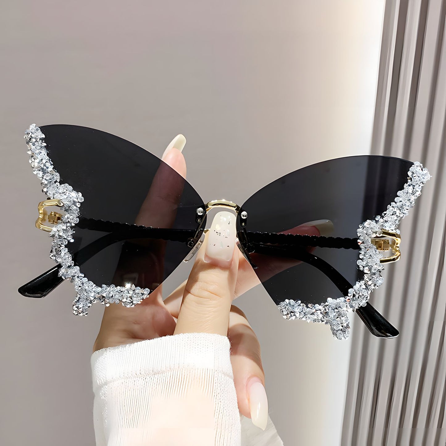 TXOME Myra Bling Butterfly Glasses