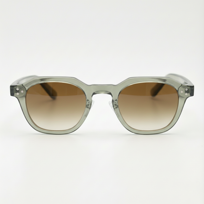 April Brown Gradient Lens Sunglasses Front View