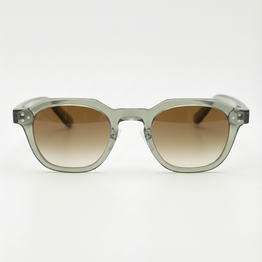 April Brown Gradient Lens Sunglasses Front View