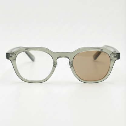 April Brown Photochromic Lens Glasses Front View