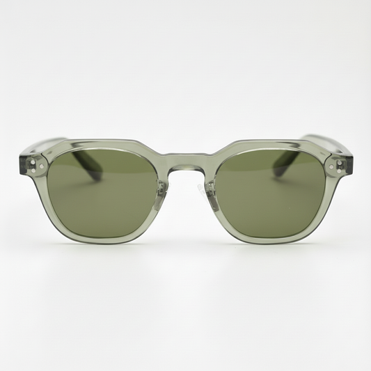 April Green Tinted Lens Sunglasses Front View
