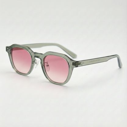 April Pink Gradient Lens Sunglasses Side View