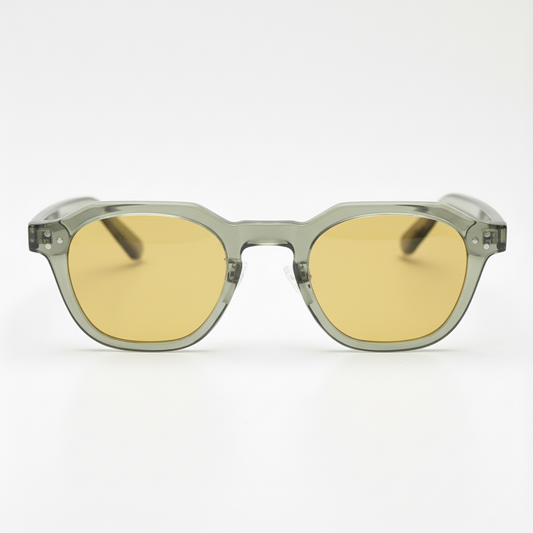 April Yellow Tinted Lens Sunglasses Front View