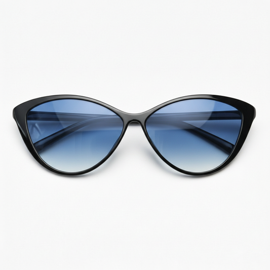 Carol Blue Gradient Lens Sunglasses Front View