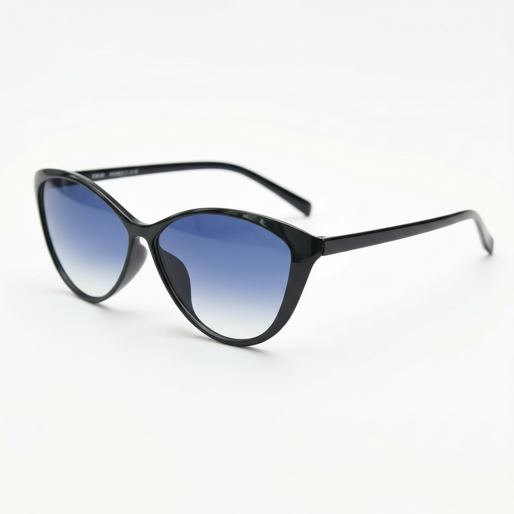 Carol Blue Gradient Lens Sunglasses Side View