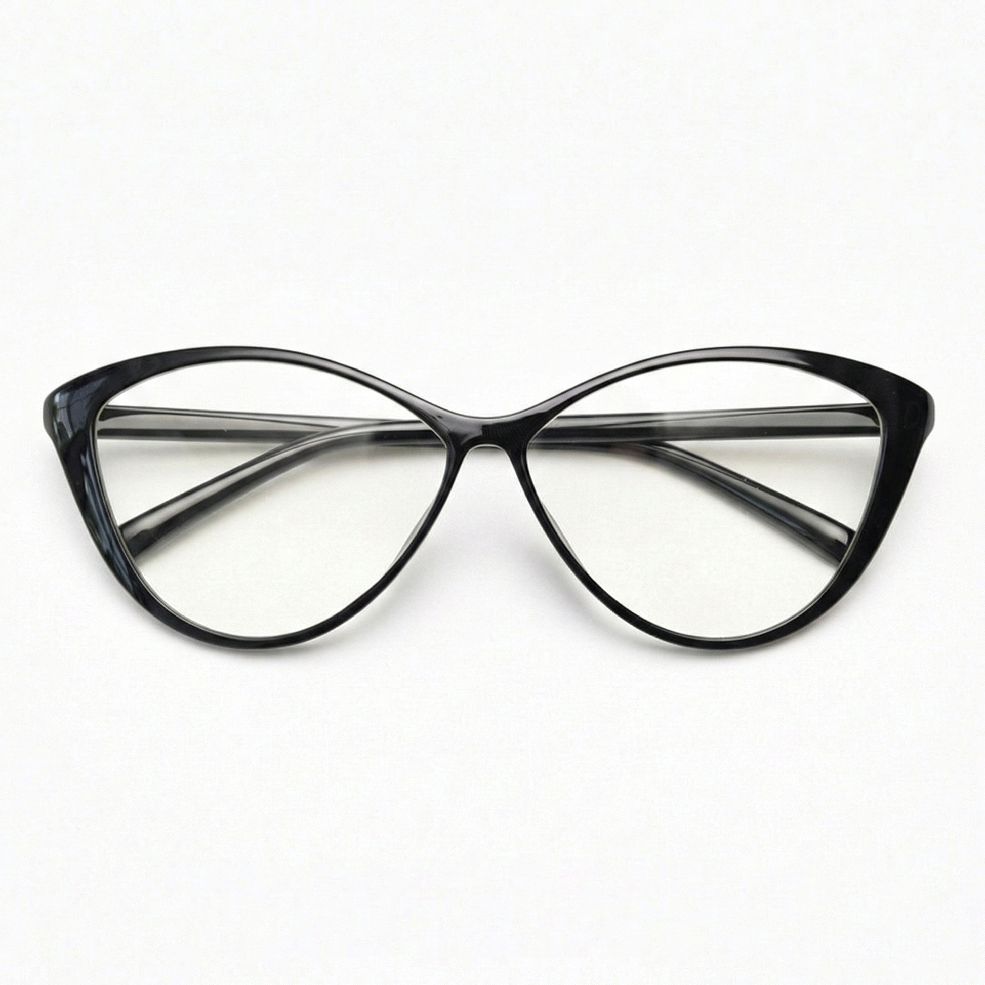 Carol Clear Clear Lens Glasses Front View