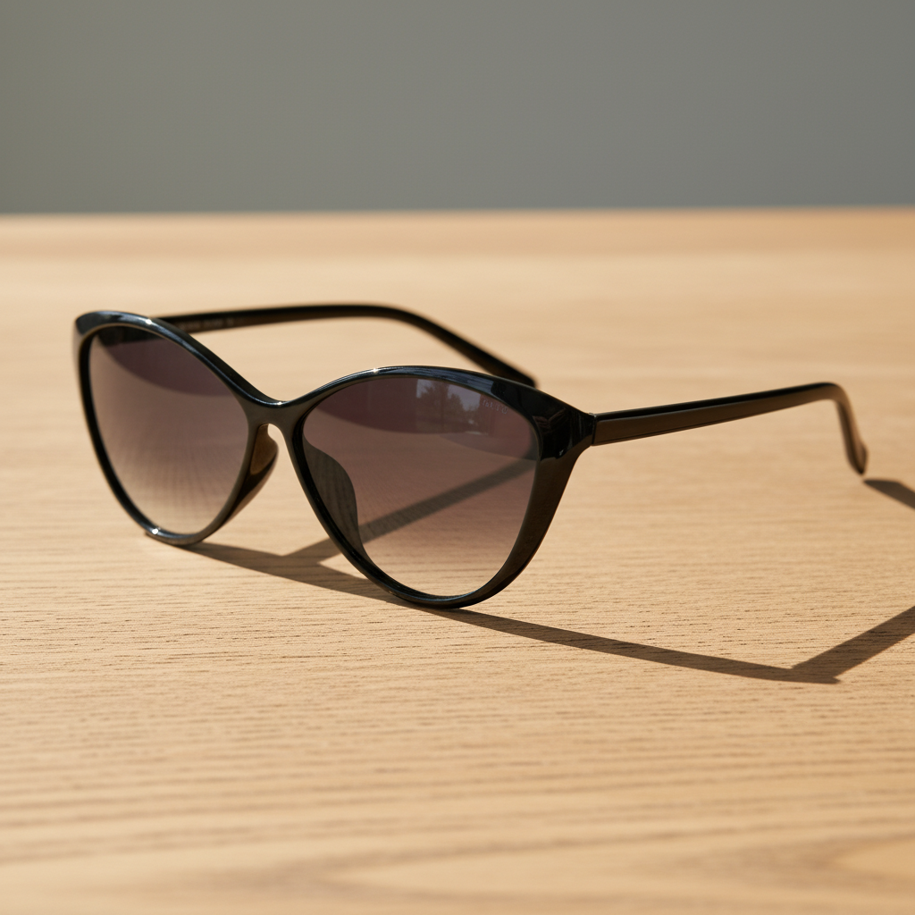 Carol Grey Gradient Lens Sunglasses Lifestyle Shot