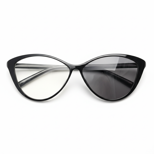 Carol Grey Photochromic Lens Glasses Front View