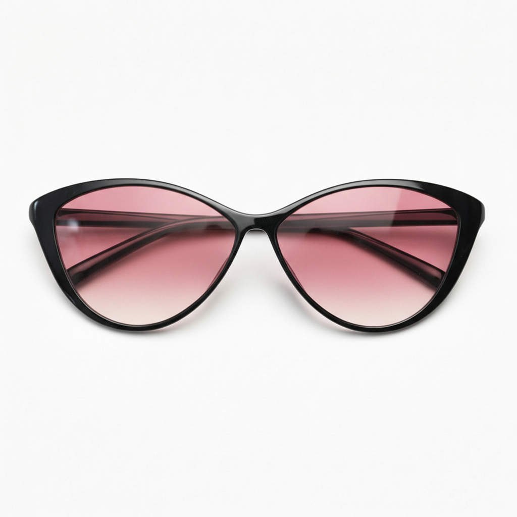 Carol Pink Gradient Lens Sunglasses Front View