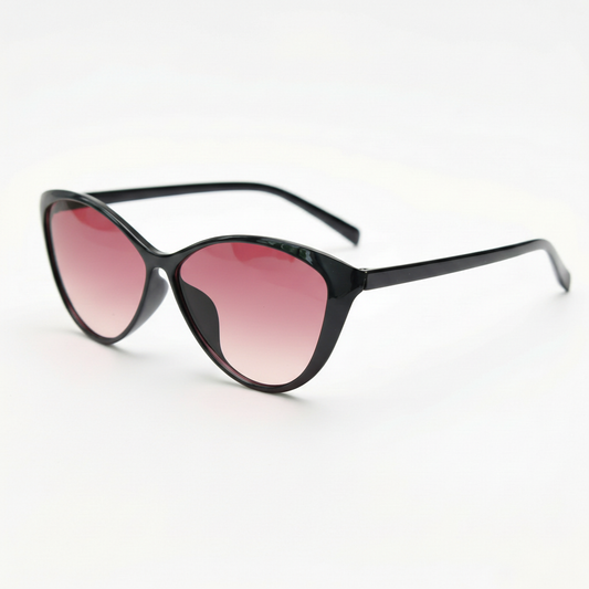Carol Pink Gradient Lens Sunglasses Side View