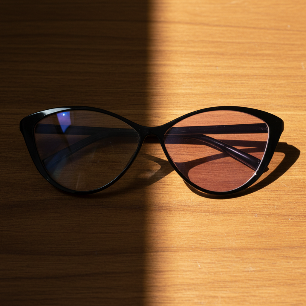 Carol Pink Photochromic Lens Glasses Lifestyle Shot