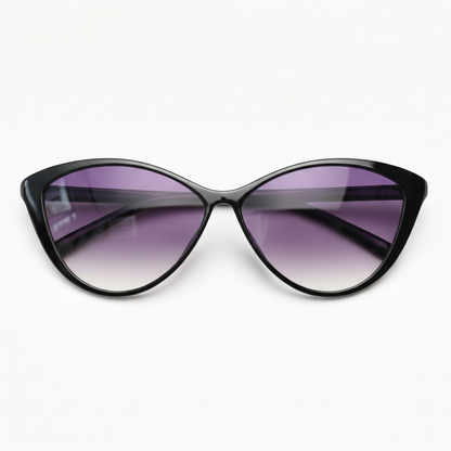 Carol Purple Gradient Lens Sunglasses Front View
