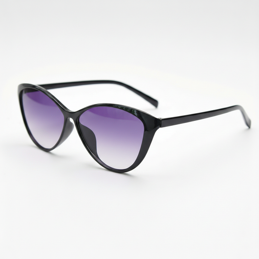 Carol Purple Gradient Lens Sunglasses Side View
