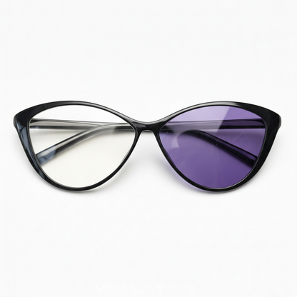 Carol Purple Photochromic Lens Glasses Front View