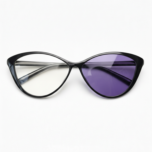 Carol Purple Photochromic Lens Glasses Front View